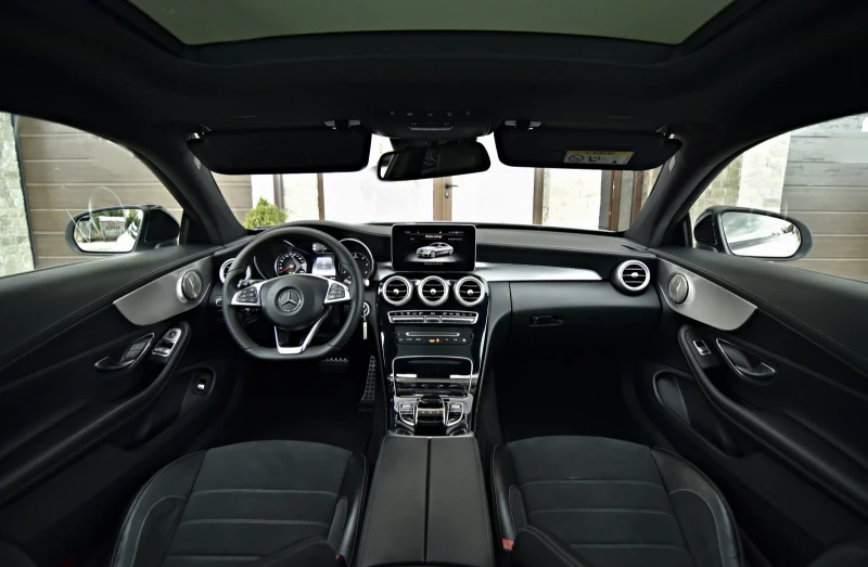 Mercedes-Benz C 220 AMG* 9G-tronic* Panorama* ILS, снимка 9 - Автомобили и джипове - 52568010