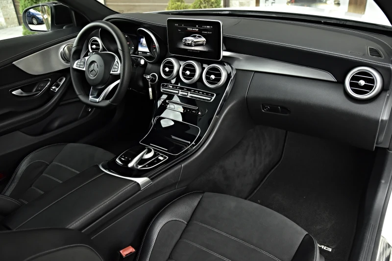 Mercedes-Benz C 220 AMG* 9G-tronic* Panorama* ILS, снимка 7 - Автомобили и джипове - 52568010