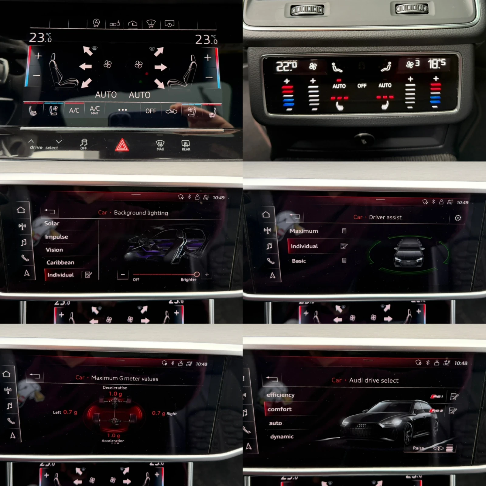 Audi Rs6 MTM#EXCLUSIVE#B&O ADV#CERAMIC#SOFTCL#LASER#FULL , снимка 14 - Автомобили и джипове - 53741736