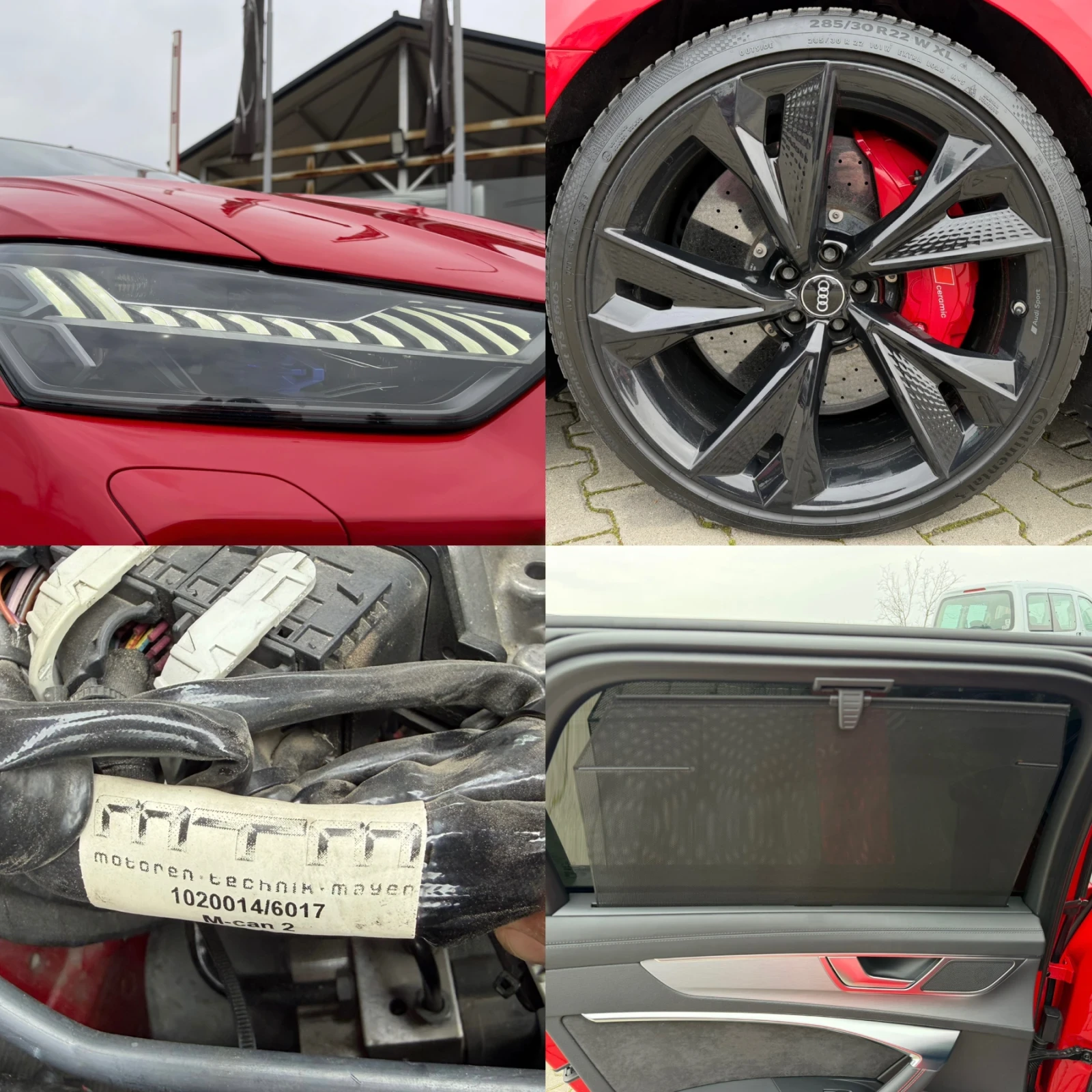 Audi Rs6 MTM#EXCLUSIVE#B&O ADV#CERAMIC#SOFTCL#LASER#FULL , снимка 16 - Автомобили и джипове - 53741736