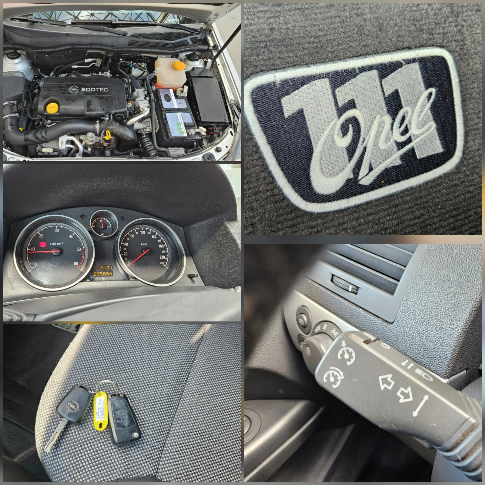 Opel Astra 1.7 Cdti FACELIFT/KLIMA/6skorost/Euro5A, снимка 17 - Автомобили и джипове - 54840704