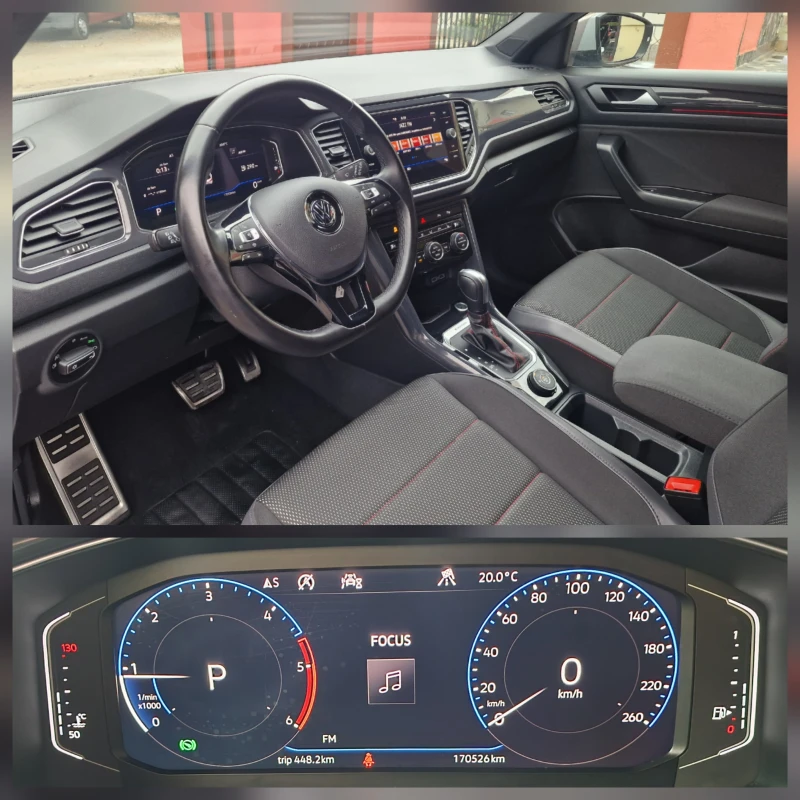 VW T-Roc 190hp-ACC-CAMERA-VIRTUAL-4MOTION, снимка 8 - Автомобили и джипове - 51737852