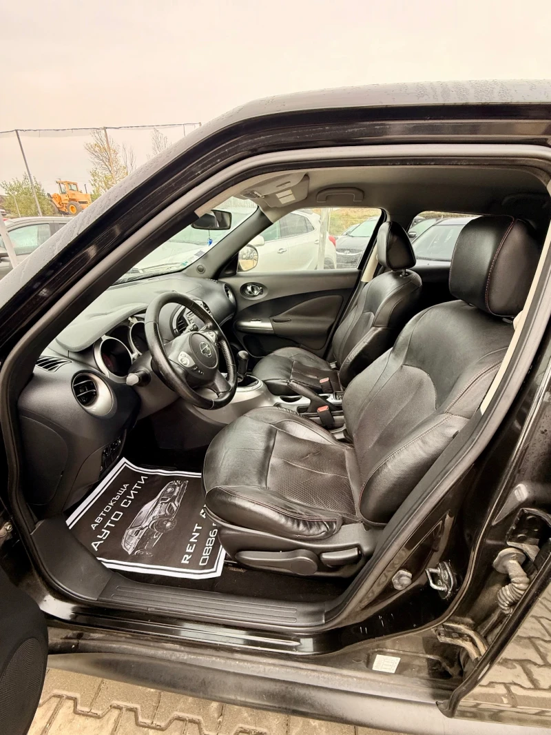 Nissan Juke 1.6* Нов внос* Камера* Подгреви* Кожа* Бартер* Топ, снимка 14 - Автомобили и джипове - 52656206