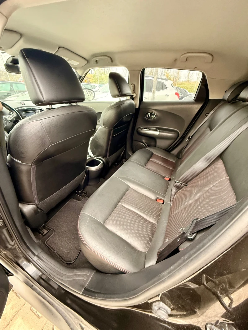 Nissan Juke 1.6* Нов внос* Камера* Подгреви* Кожа* Бартер* Топ, снимка 13 - Автомобили и джипове - 52656206