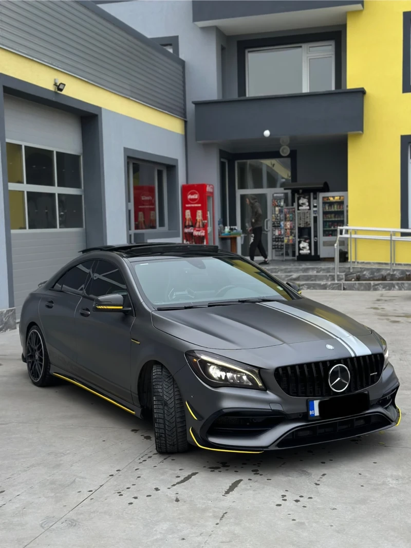 Mercedes-Benz CLA 45 AMG 4Matic YellowArt Edition* Aero* LED* , снимка 2 - Автомобили и джипове - 52554392