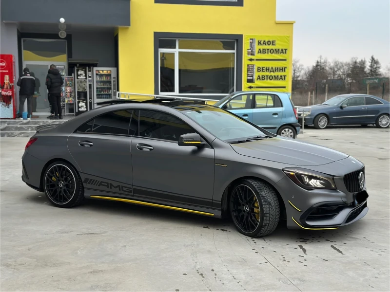 Mercedes-Benz CLA 45 AMG 4Matic YellowArt Edition* Aero* LED* , снимка 3 - Автомобили и джипове - 52554392