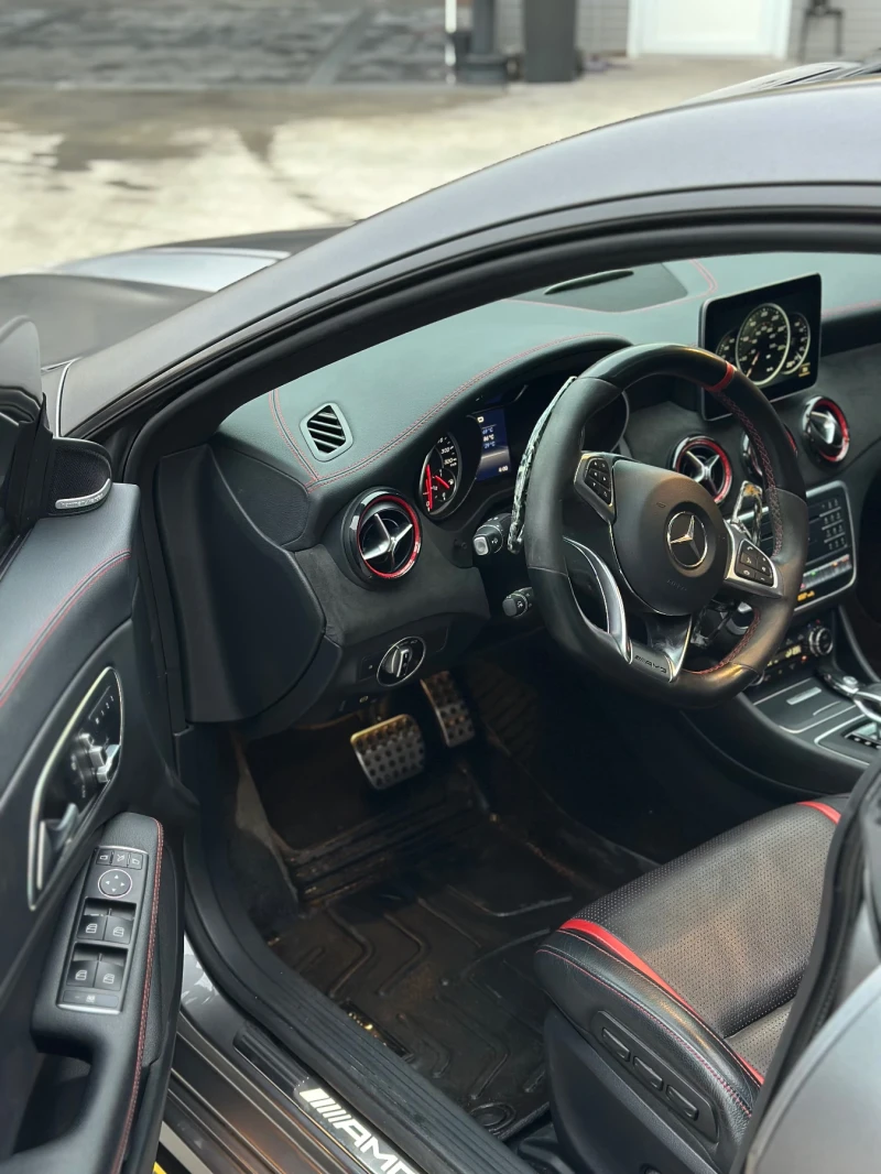 Mercedes-Benz CLA 45 AMG 4Matic YellowArt Edition* Aero* LED* , снимка 7 - Автомобили и джипове - 52554392