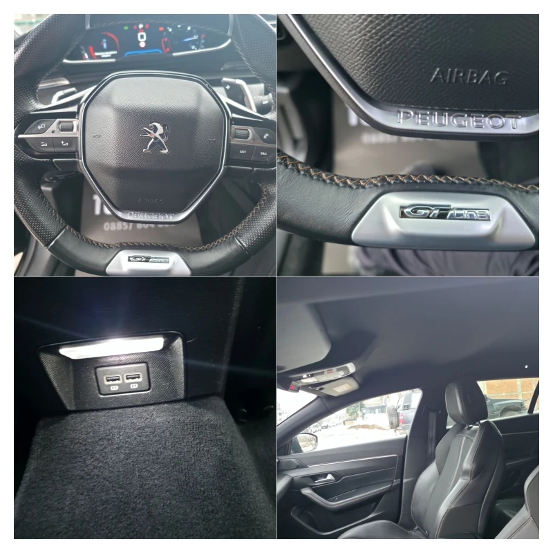 Peugeot 508 2.0HDI/180КС/8ZF/ НОВА/GT-LINE/, снимка 15 - Автомобили и джипове - 53563562