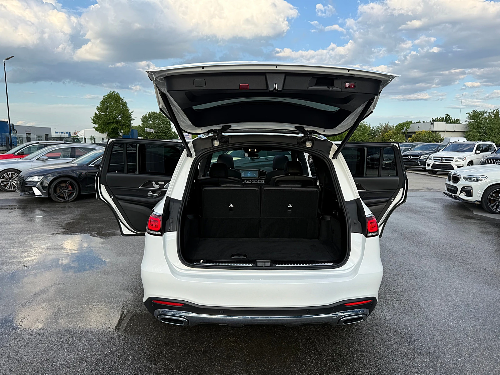 Mercedes-Benz GLS 450 AMG-DISTRONIK-360KAMERI-PANORAMA-BURMESTER-LED-FUL, снимка 15 - Автомобили и джипове - 54588822