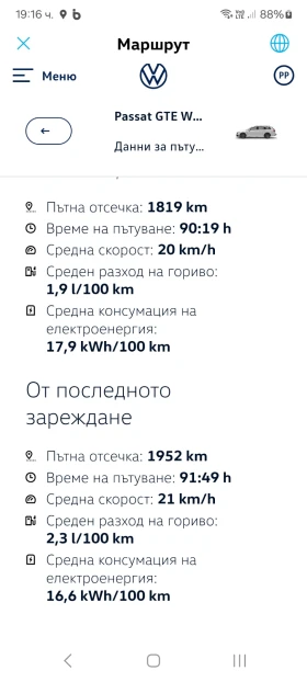 VW Passat ТОП ЦЕНА  GTE /PLUG IN/  ПЪЛНА СЕРВИЗНА ИСТОРИЯ , снимка 4