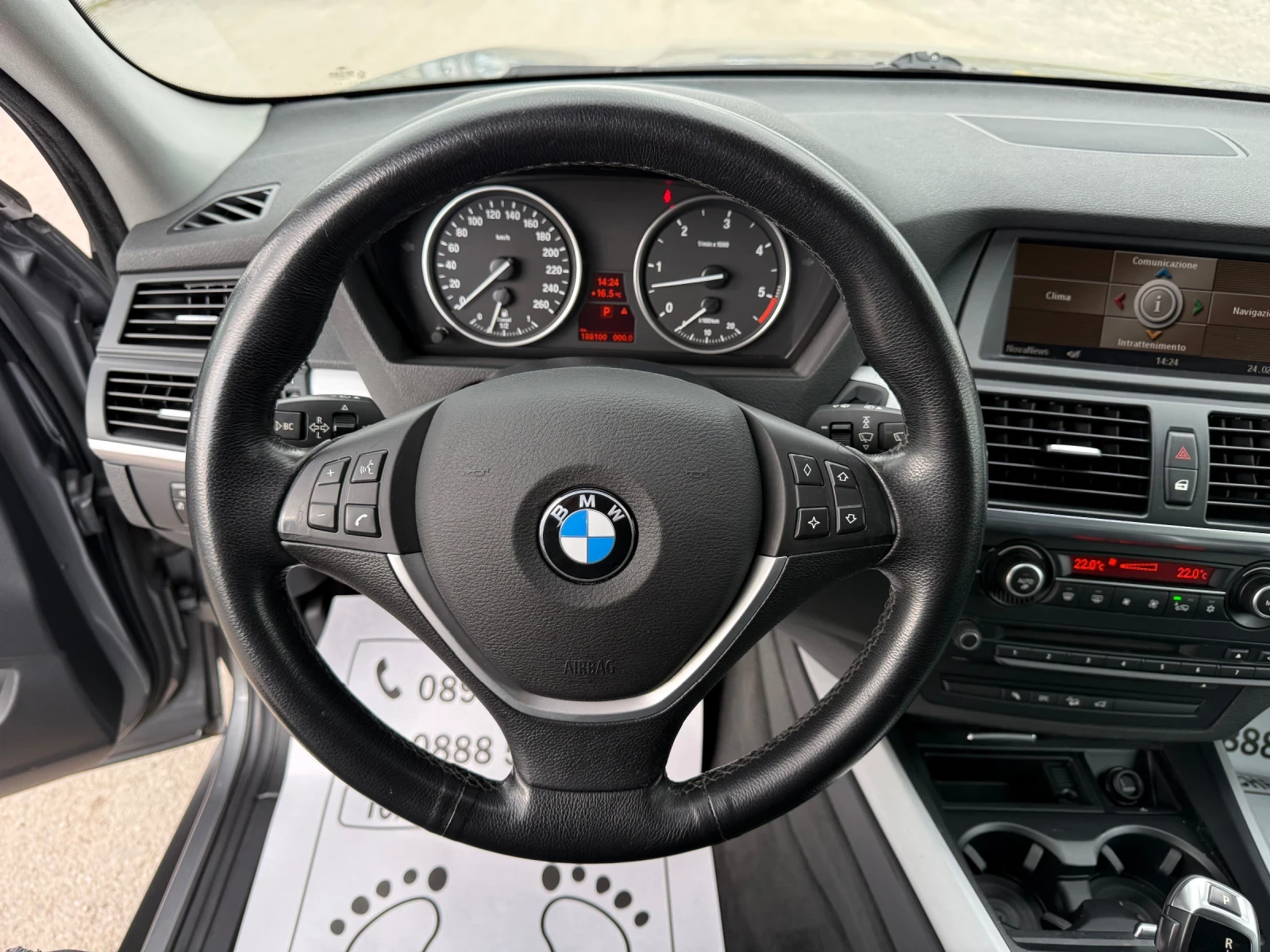 BMW X5 3.0-sd-286hp-TOP-6+ 1-NAVI-PODGREV-NEW-PERFEKTNA - изображение 8