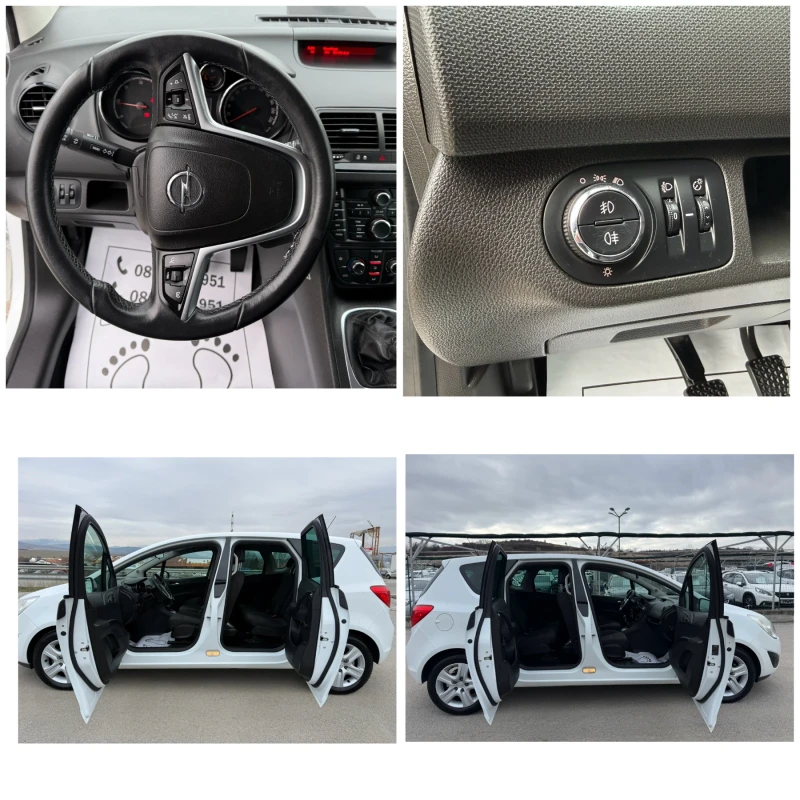 Opel Meriva 1.3-CDTI-172.000km-EURO-5B-АВТОПИЛОТ-МУЛТИ ВОЛАН, снимка 15 - Автомобили и джипове - 53336927