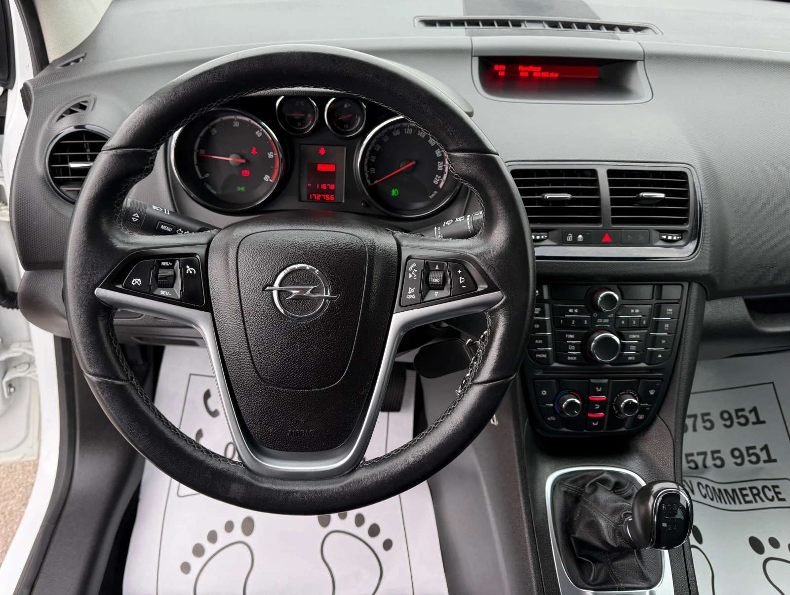 Opel Meriva 1.3-CDTI-172.000km-EURO-5B-АВТОПИЛОТ-МУЛТИ ВОЛАН - изображение 8