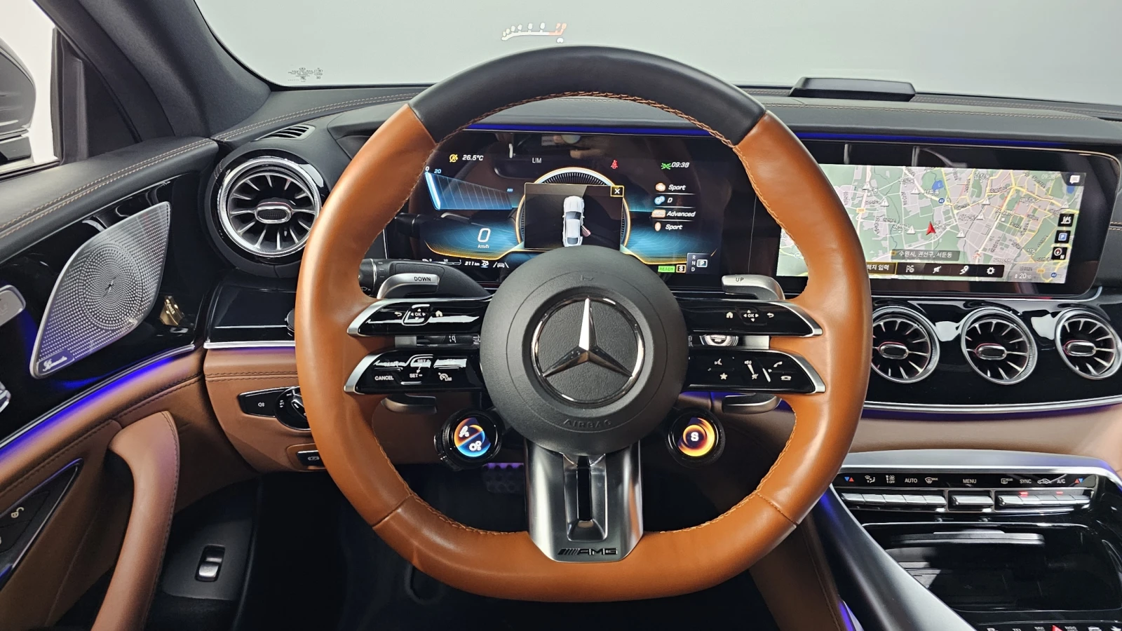 Mercedes-Benz GT 43AMG* 360* HUD* ОБДУХ* DIS* NAPPA* КРАЙНА ЦЕНА, снимка 6 - Автомобили и джипове - 55477931