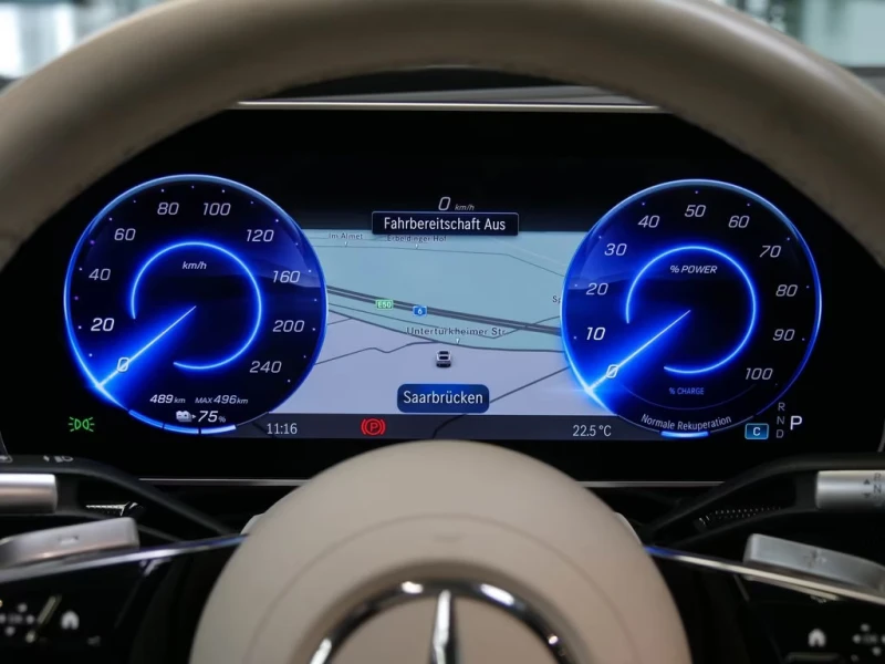 Mercedes-Benz EQS 500/4MATIC/449HP/AMG/PANO/NIGHT/360/HUD/338gpr, снимка 4 - Автомобили и джипове - 51749942