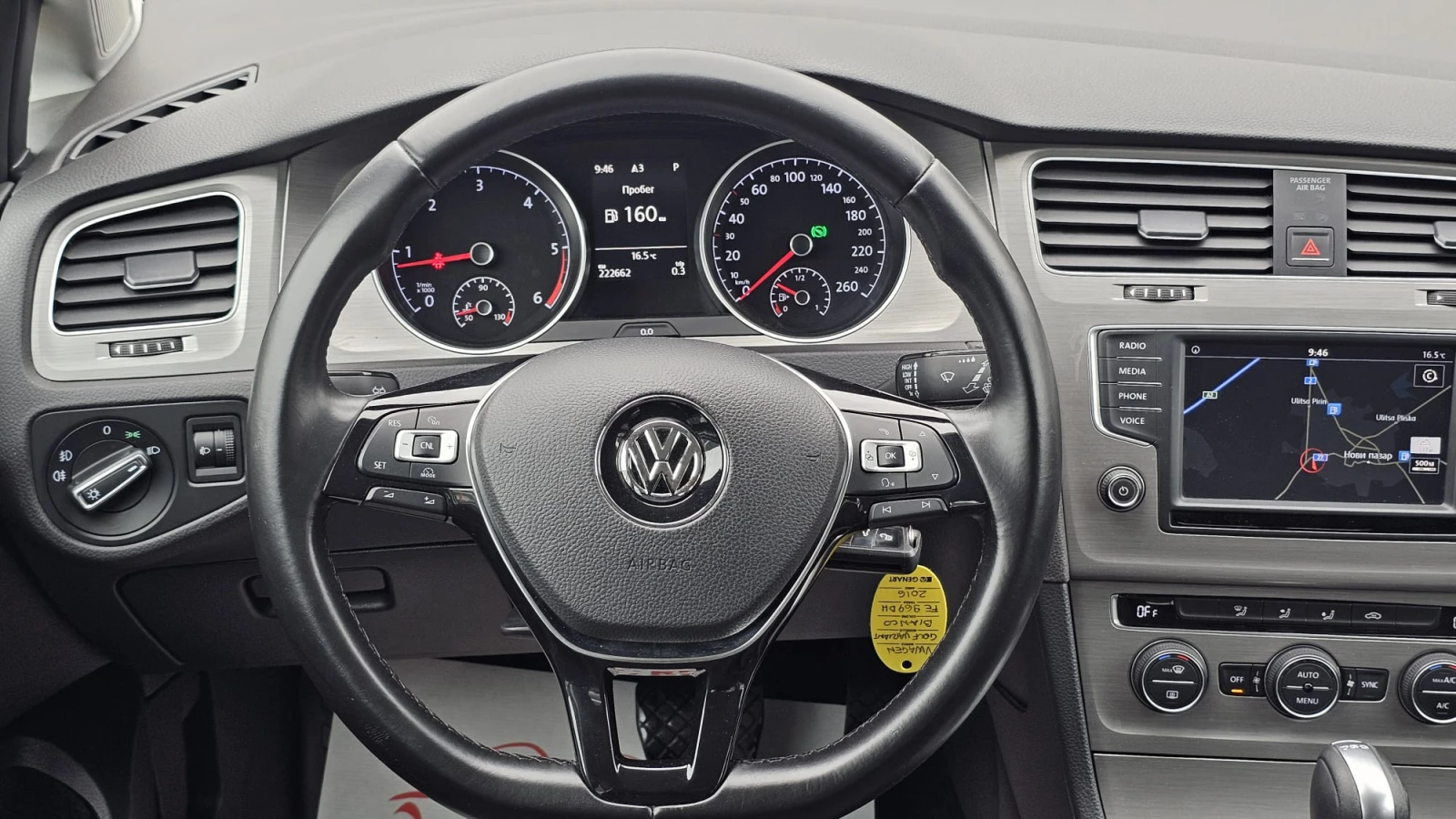 VW Golf 1.6TDi 7DSG IT-НАВИ-ТОП СЪСТ.-ИСТОРИЯ-ЛИЗИНГ - изображение 10