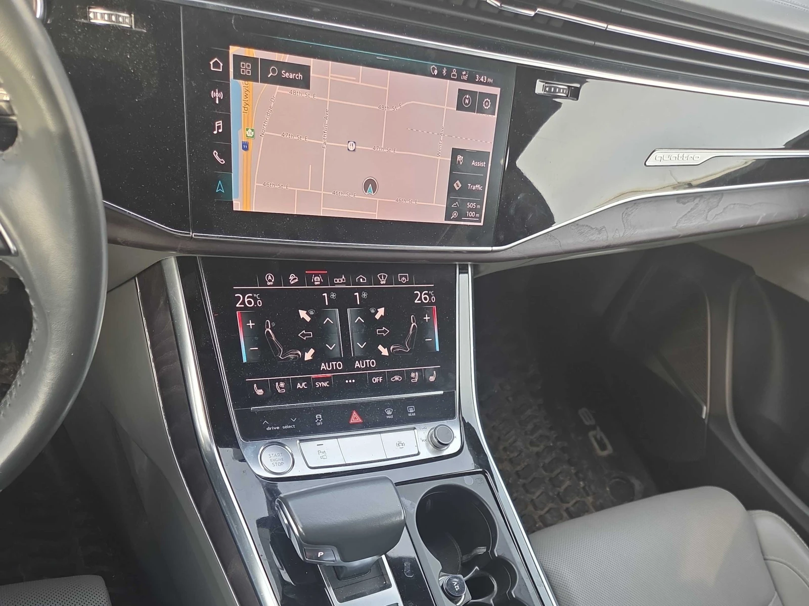 Audi Q8 Technik S-line* DISTRONIC* MATRIX* ОБДУХВАНЕ*  - изображение 10