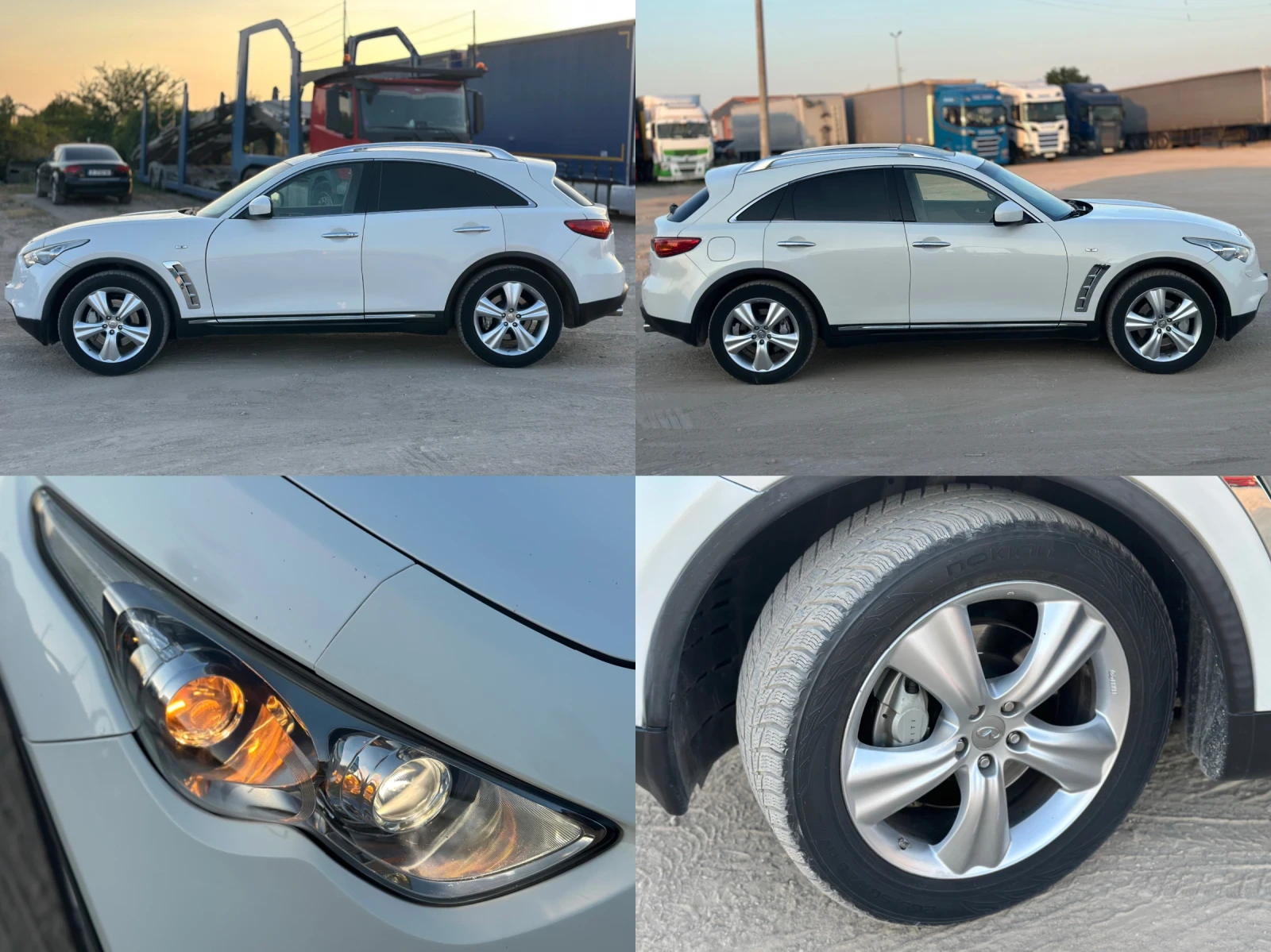 Infiniti Fx 30 d S PREMIUM AWD/БЯЛА ПЕРЛА/ПЪЛЕН НАБОР ЕКСТРИ, снимка 7 - Автомобили и джипове - 55093380
