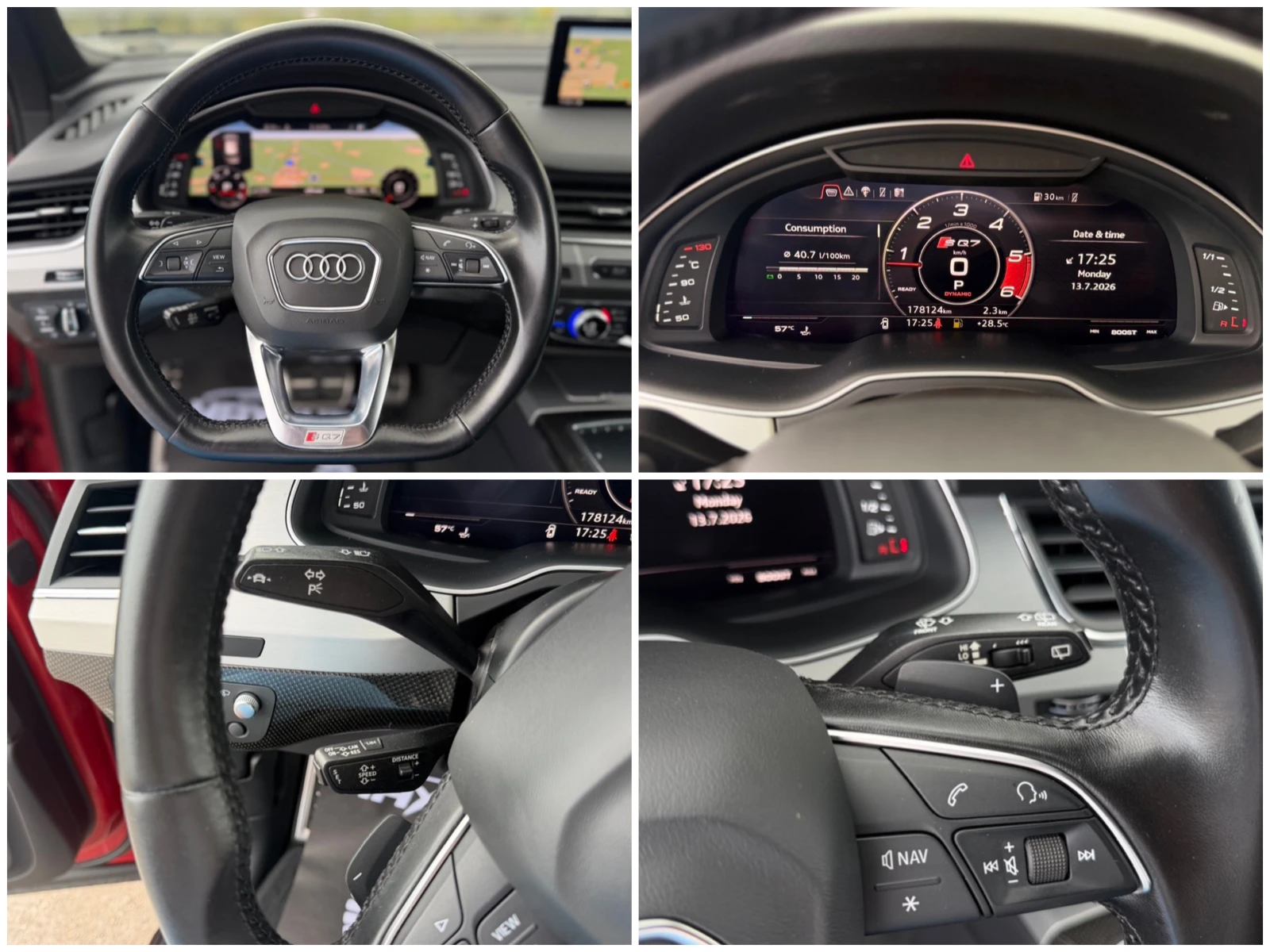Audi SQ7 4.0TDI= V8T= QUATTRO= RNG DESIGNE= ACTIVE SOUND=  | Mobile.bg � ����������� 14