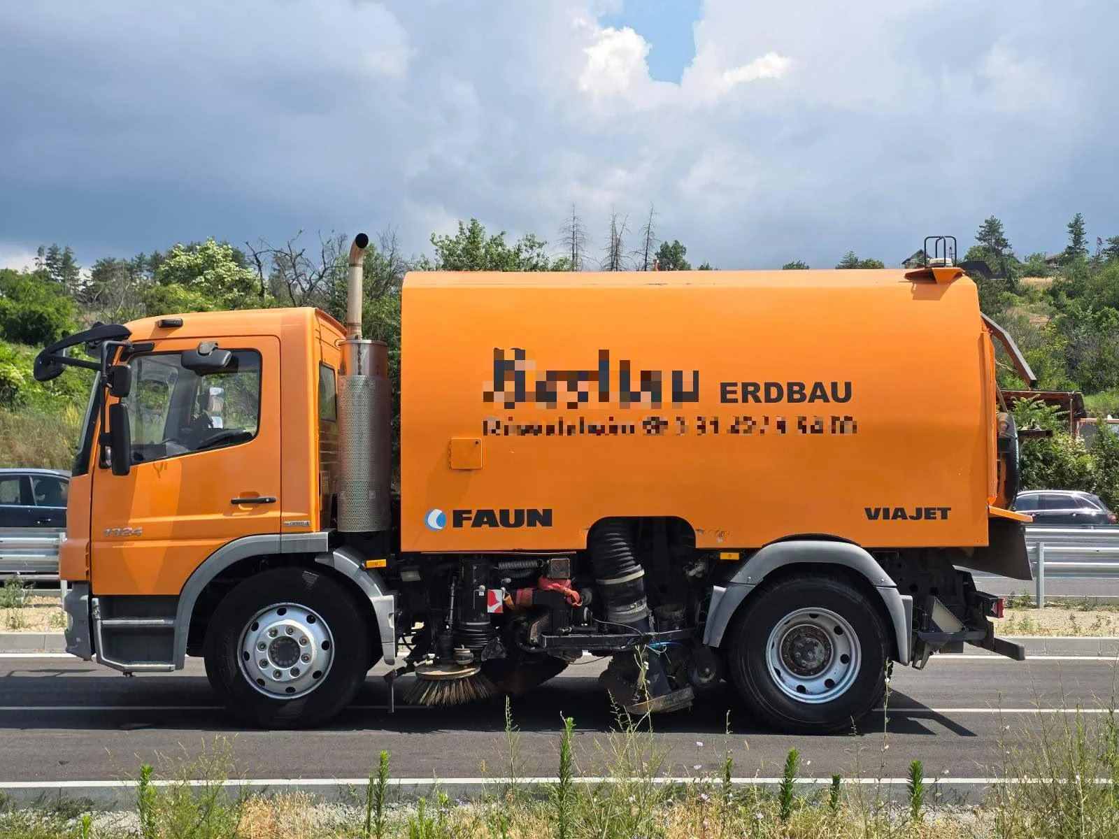 Mercedes-Benz Atego Почистващ, снимка 2 - Камиони - 55143185