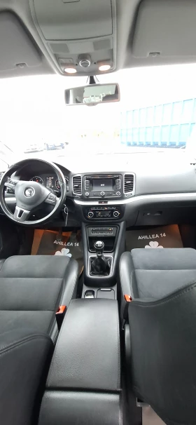 VW Sharan 2.0 High line  Панорама Алкантара Нави Ксенон , снимка 13