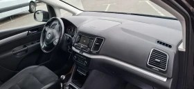 VW Sharan 2.0 High line  Панорама Алкантара Нави Ксенон , снимка 11