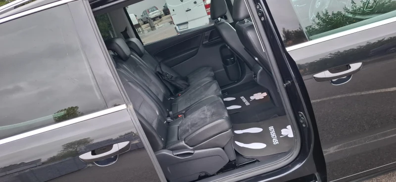 VW Sharan 2.0 High line  Панорама Алкантара Нави Ксенон , снимка 12 - Автомобили и джипове - 51987311