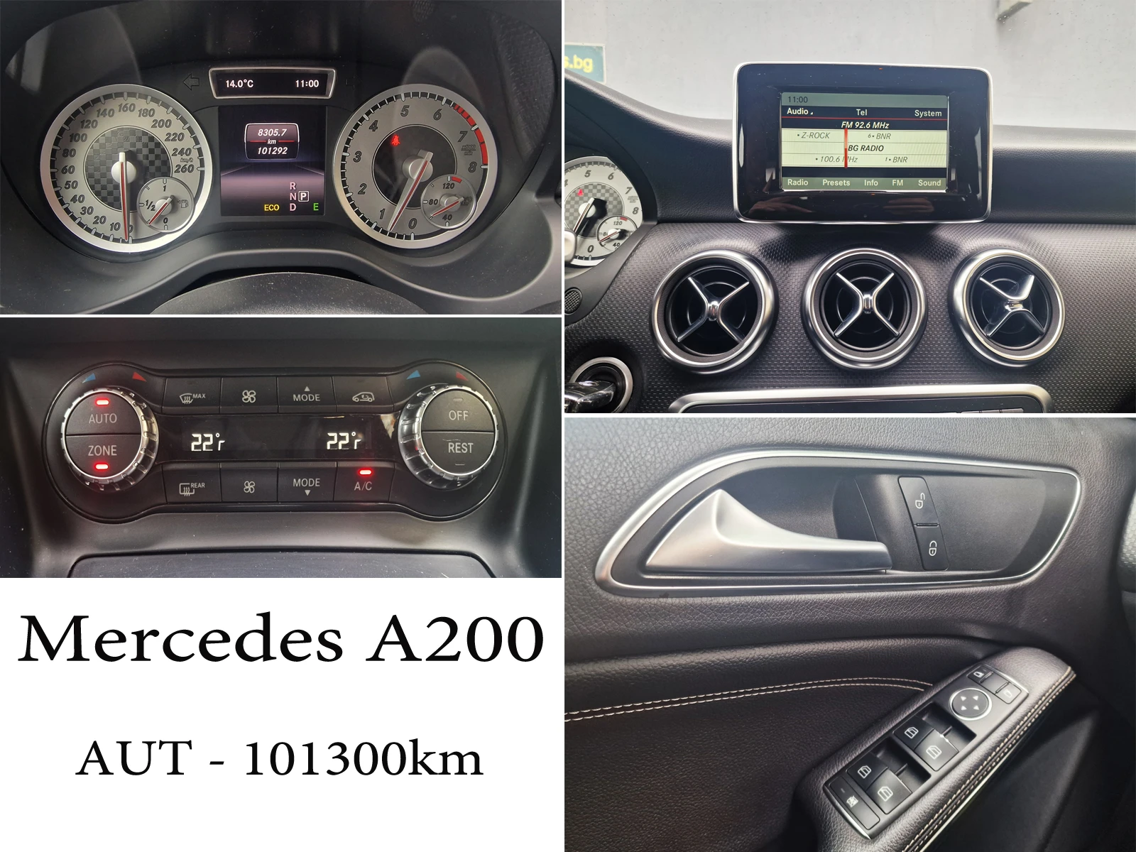 Mercedes-Benz A 200 1.6 Автоматик 101300km, снимка 15 - Автомобили и джипове - 54502186