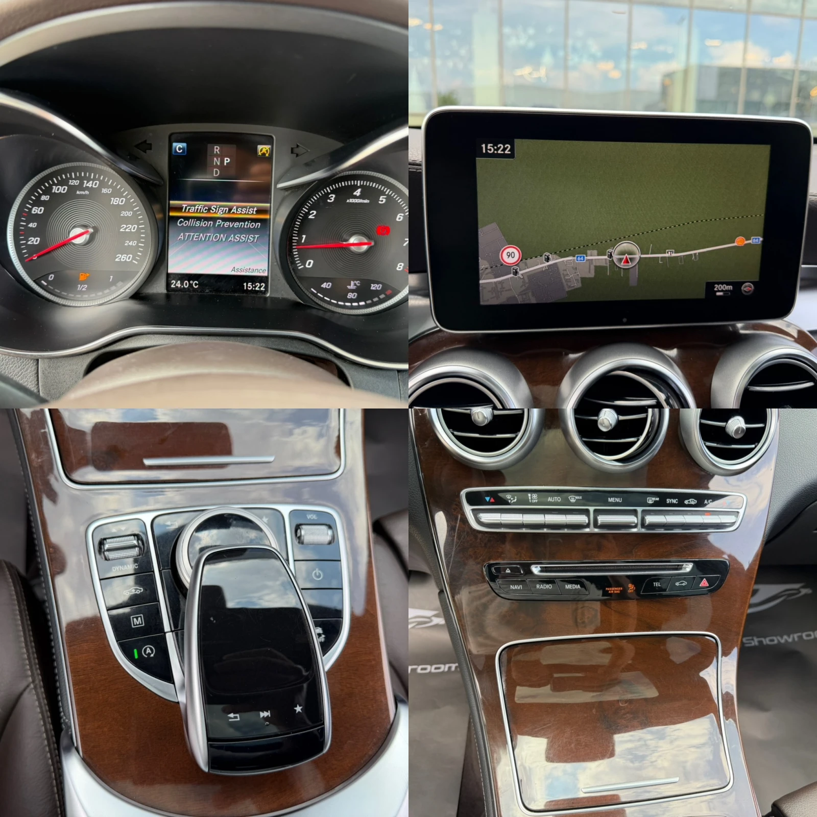 Mercedes-Benz GLC 250 AMG-4X4-КАМЕРА-ПАНОРАМА-ПАМЕТ-BURMASTER-LANE-ASIST, снимка 14 - Автомобили и джипове - 55642598