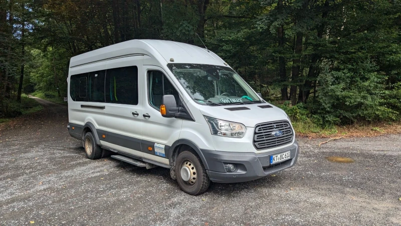 Ford Transit Нов Внос! КЛИМАТИК! 18 места EURO 6  ABS ASD, снимка 1 - Бусове и автобуси - 49559753