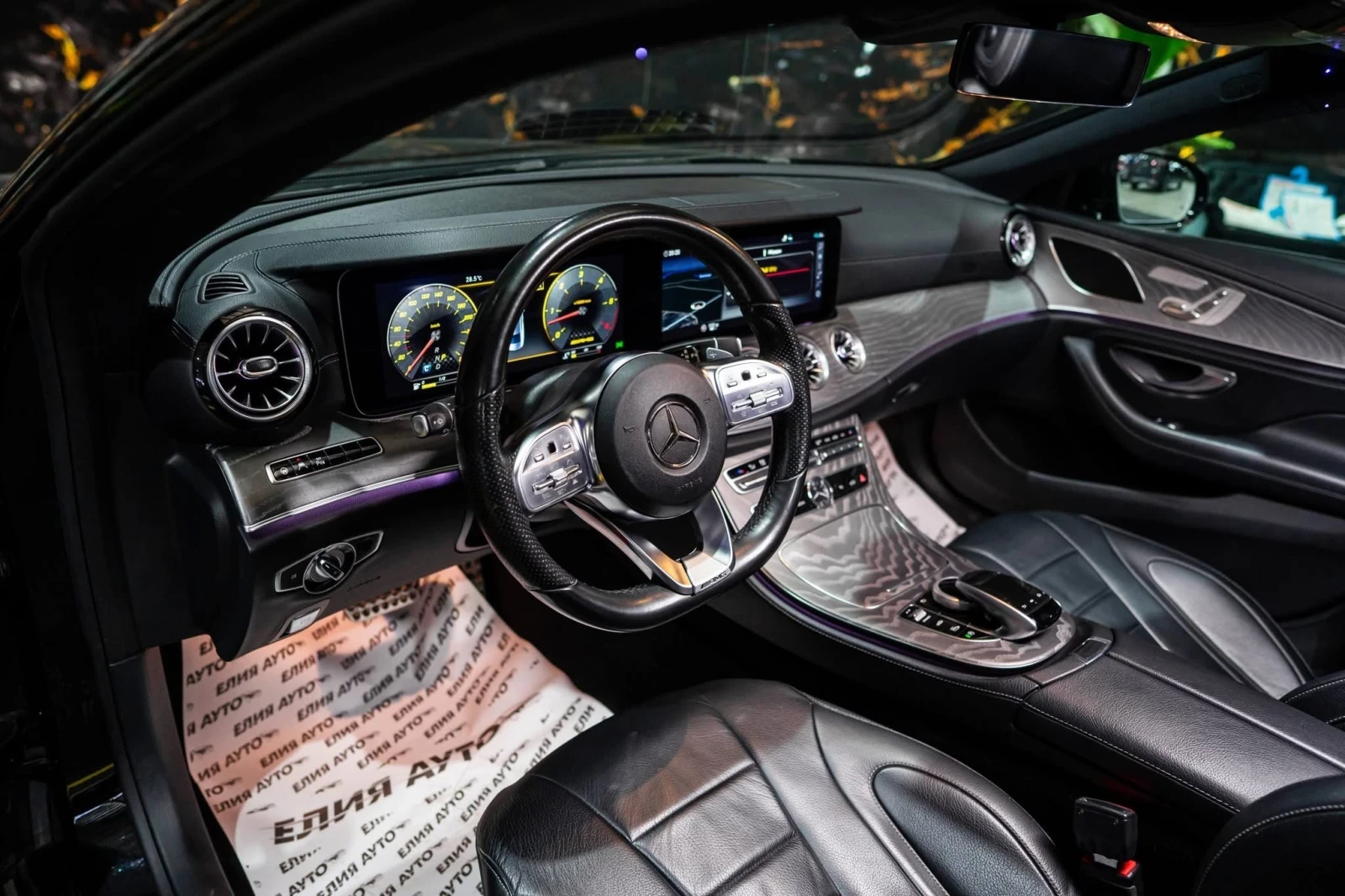 Mercedes-Benz CLS 400 D FULL AMG LINE LED NAVI 360 ЛИЗИНГ 100%, снимка 12 - Автомобили и джипове - 55047406