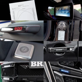 Mercedes-Benz G 63 AMG /BRABUS 900/79 ХИЛ.КМ/24  ДЖАНТИ BRABUS/DESIGNO/BU, снимка 11