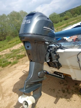 Обява за продажба на Извънбордов двигател Yamaha 25hp/2017г./Дълъг/Ел.Хидравлика/щамбайн/отличен ~5 900 лв. - изображение 3