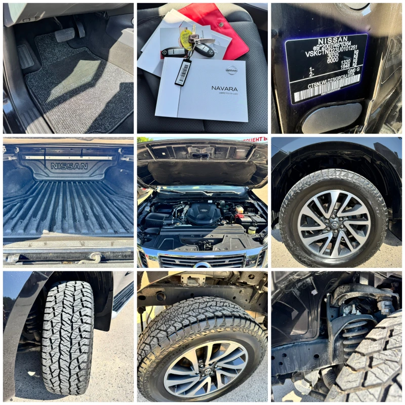 Nissan Navara 2.3D 190k. TEKNA FULL 360 NAVI , снимка 16 - Автомобили и джипове - 51102923