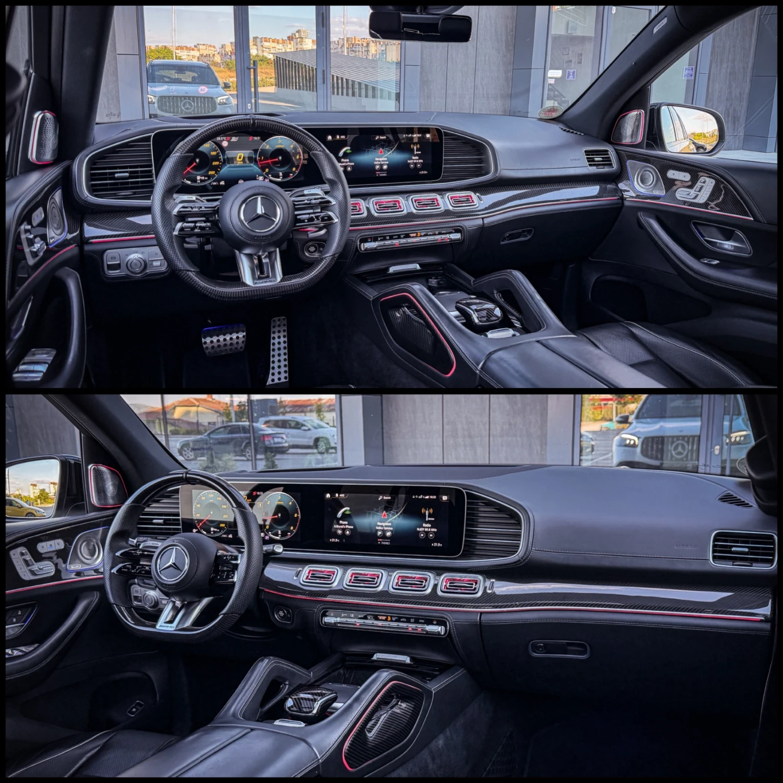 Mercedes-Benz GLS 400 d/GLS 63 AMG OPTIC/360/CARBON/4DBURM/PANO/FULLMAXX, снимка 6 - Автомобили и джипове - 55784252