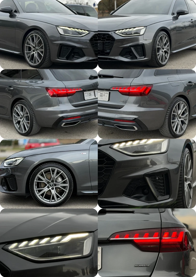 Audi A4 2.0TDi 190кс * 3xS-Line* * Distronic* * Quattro* , снимка 9 - Автомобили и джипове - 53262972