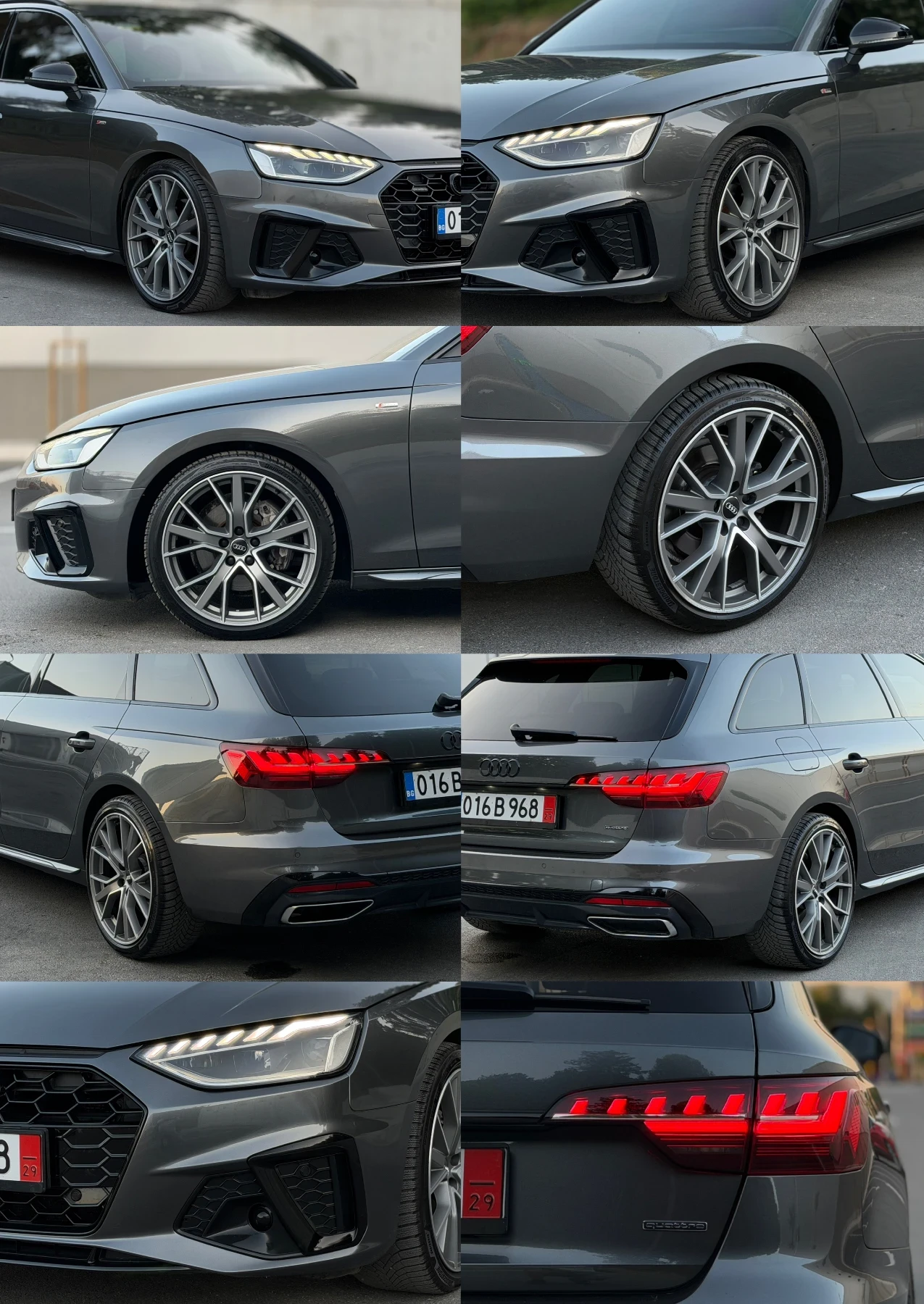 Audi A4 2.0TDi 190кс * 3xS-Line* * Distronic* * Quattro* , снимка 9 - Автомобили и джипове - 53262972