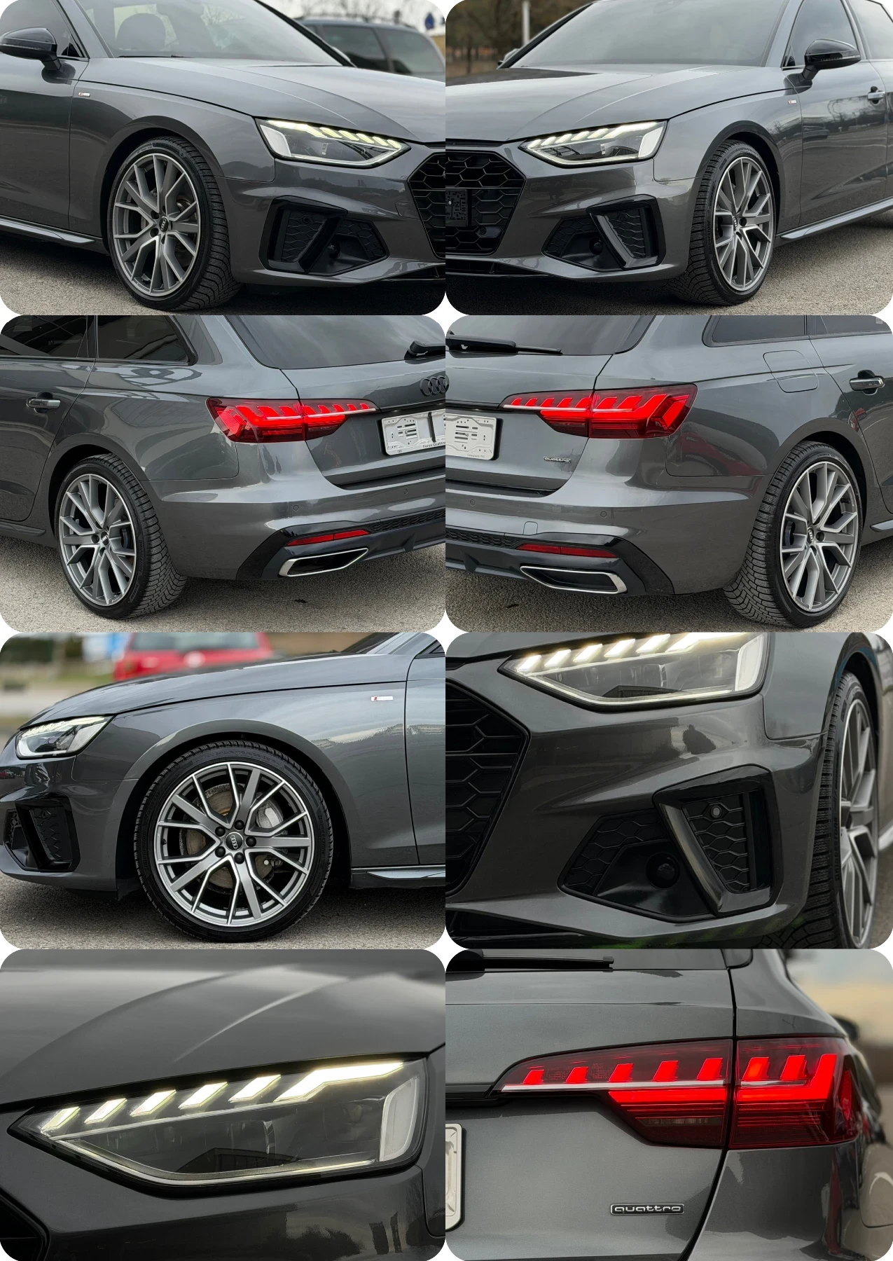 Audi A4 2.0TDi 190кс * 3xS-Line* * Distronic* * Quattro*  - изображение 9