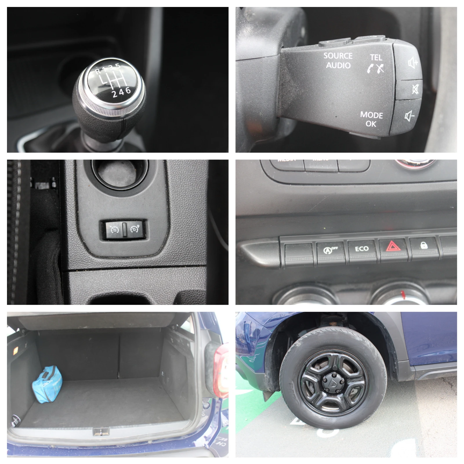 Dacia Duster 1.5 dCi  EURO 6 РЕГИСТРАЦИЯ    , снимка 15 - Автомобили и джипове - 56114501