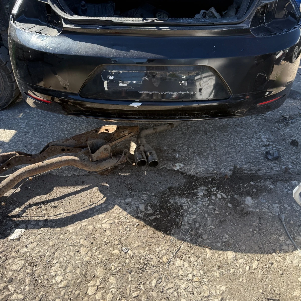 Задна броня за VW Sirocco R-line черна 209-209