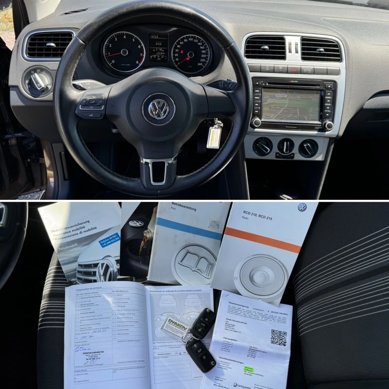 VW Polo 1.2i 4цил.Внос Швейцария! DRL, Tel, USB, Navi, снимка 16 - Автомобили и джипове - 46769507