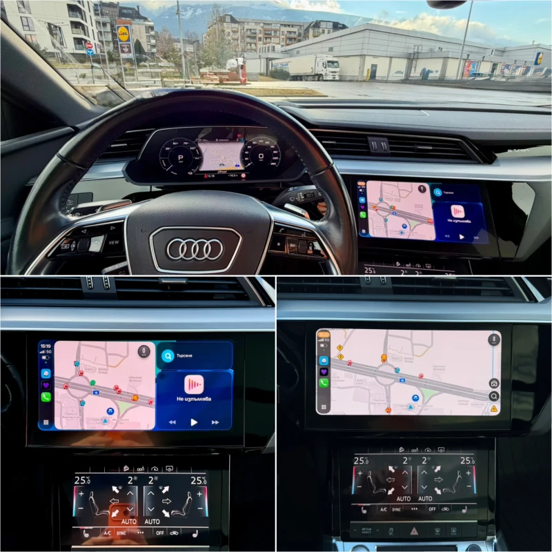 Audi E-Tron 55 Quattro 95kw, снимка 17 - Автомобили и джипове - 53296684