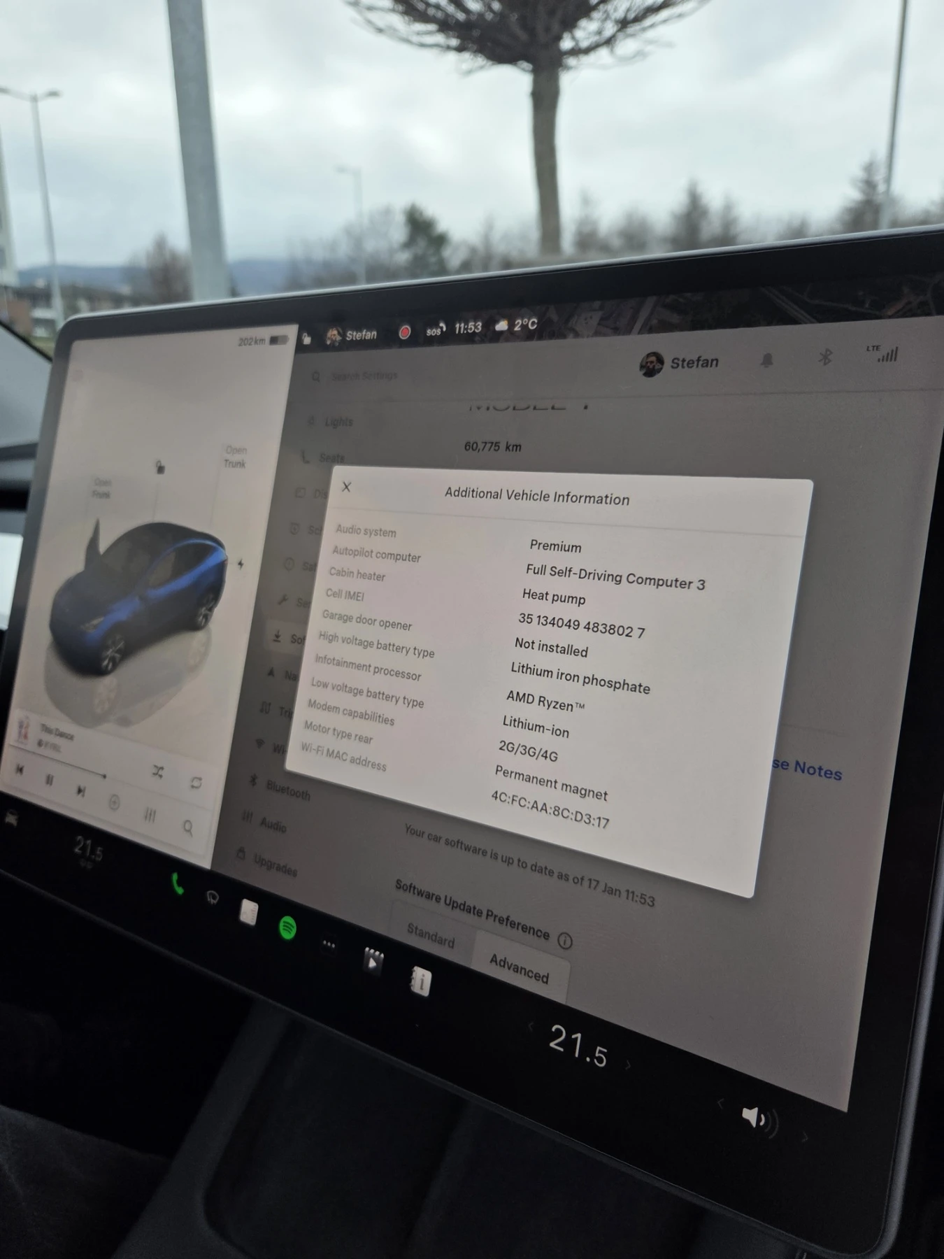 Tesla Model Y RWD LFP, снимка 14 - Автомобили и джипове - 56428235