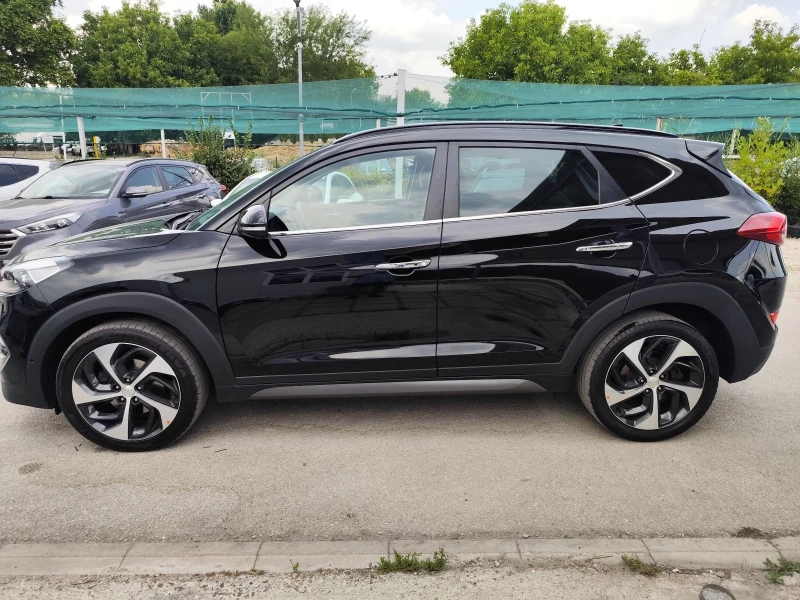 Hyundai Tucson 1.6 GDI Швейцария Vertex, снимка 8 - Автомобили и джипове - 51408280