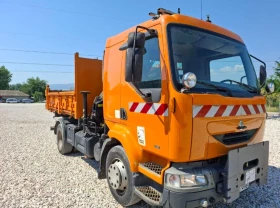 Renault Midlum Самосвал с кран HIAB, снимка 3 - Камиони - 53609637