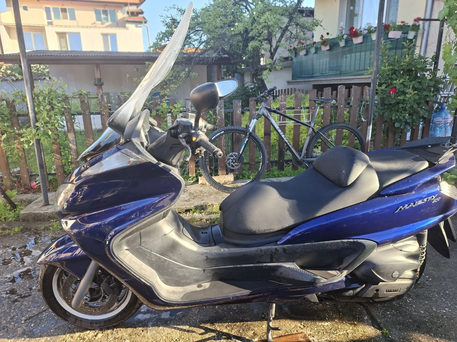 Yamaha Majesty 400Ie 100% реални километри, снимка 3 - Мотоциклети и мототехника - 54716943