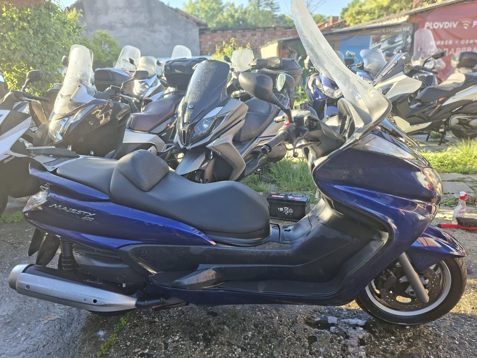 Yamaha Majesty 400Ie 100% реални километри, снимка 4 - Мотоциклети и мототехника - 54716943
