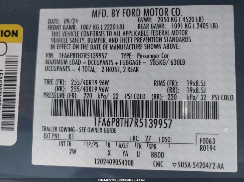 Ford Mustang 2.3l Ecoboost Fastback, снимка 9 - Автомобили и джипове - 54307612