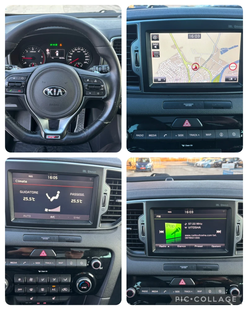 Kia Sportage Gt Line /2.0 D /4x4/ Full LED/Панорама+ Шибидах, снимка 17 - Автомобили и джипове - 48337873