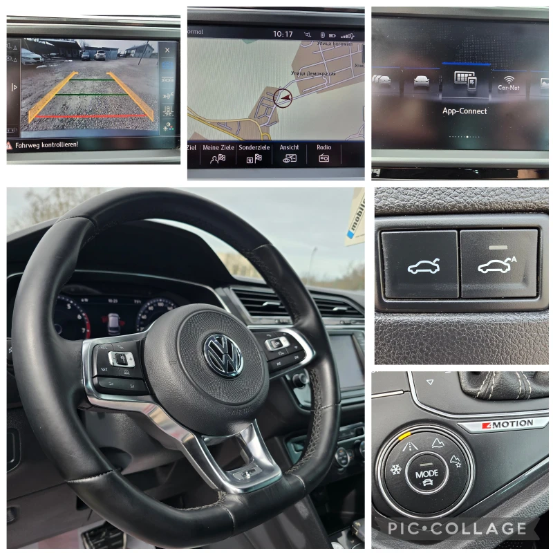 VW Tiguan 2.0 4x4/R-Line/DISTRONIC/FULL/Швейцария, снимка 14 - Автомобили и джипове - 53598883